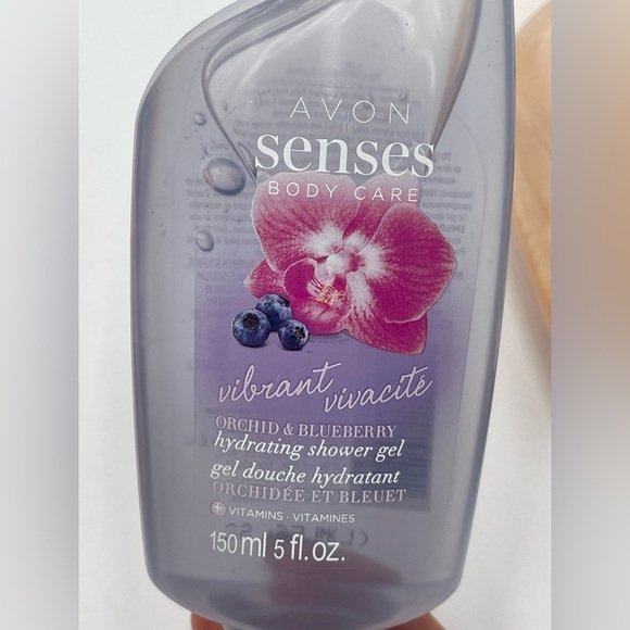 5 Avon Senses Body Care Shower Gel Hanging Bottles Assorted Scents NEW - Picture 6 of 8
